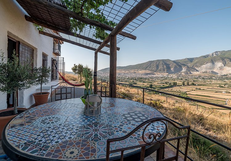 terraza con vistas panoramicas - Mirador de los Quinientos - Alojamientos rurales Al Agia