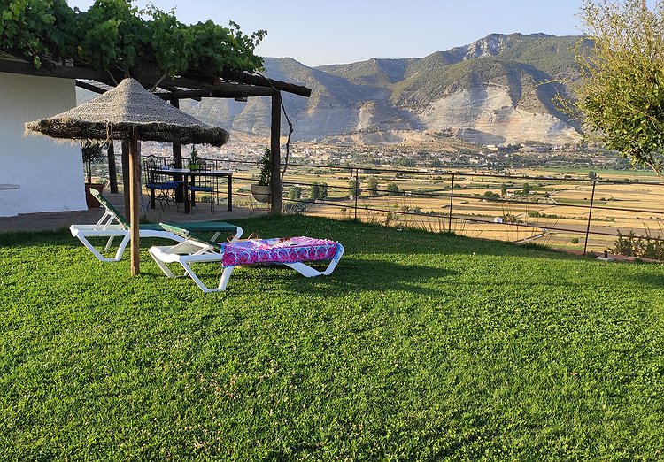 jardin con vistas panoramicas - Mirador de los Quinientos - Alojamientos rurales Al Agia
